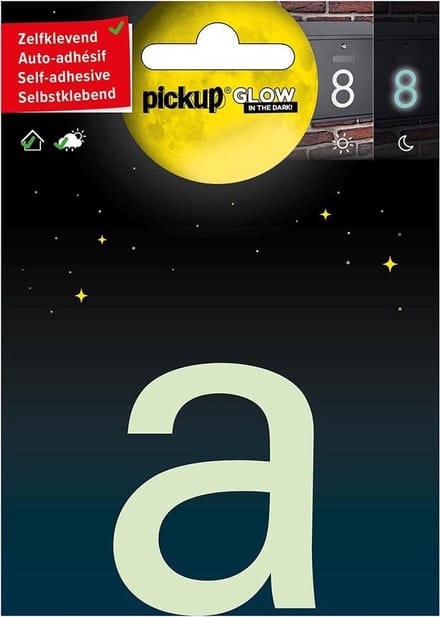 Pickup Glow in the dark Huisnummer a - 7 5 cm