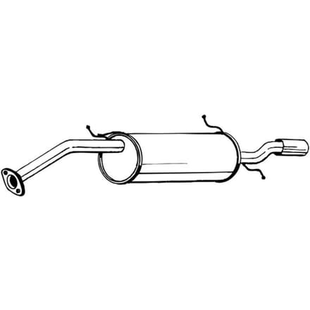 Geluiddemper achter BOSAL 278-077