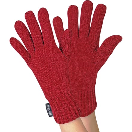 THMO - Dames 3m Dunsulate Chenille Handschoenen - Rood