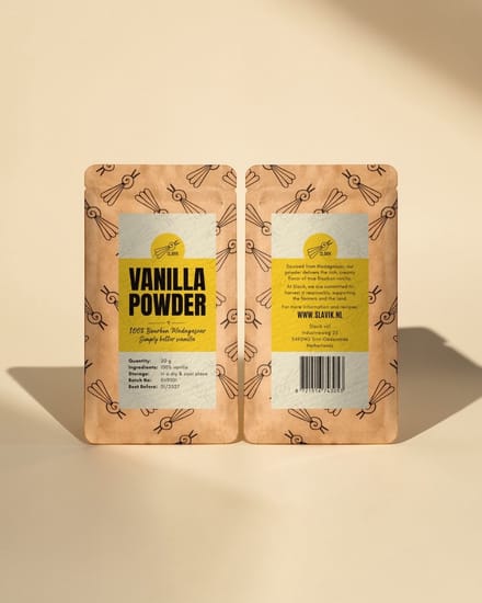 Slavik | Bourbon Vanillepoeder Madagaskar - 100% Puur Vanille Poeder - 20 gram