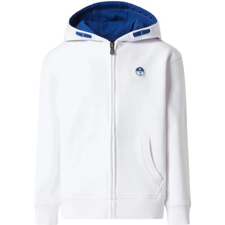 Kinderen hoodie vest met logo North Sails