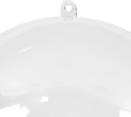 Deco ballen, d 13,6 cm, transparant, 1 stuk