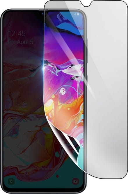 3mk, Geschikt voor Samsung Galaxy A70, Schokbestendige Hydrogel Screenprotector, Transparant