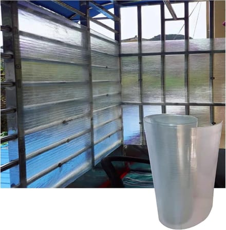 Polycarbonaat Plaat - Plastic Paneel - Kas Beglazing - Slagvast en UV-bestendig - 1.5mm dik - Helder