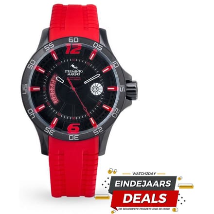 Strumento Marino SM116S-BK-NR-RS Horloge Heren 46MM 30ATM