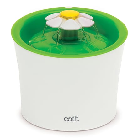 Catit Drinkfontein Kat Bloem - Senses 2.0 Flower - Wit Groen - 3 L