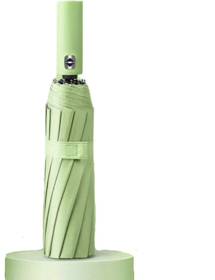 Nivard Windproof Paraplu - Opvouwbaar - Moderne Stormparaplu - Stormproef - Automatisch Uitklapbaar - Umbrella - Groen
