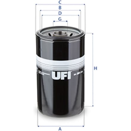 Brandstoffilter UFI 24.261.00