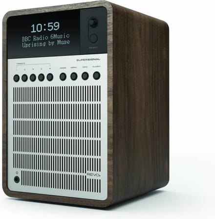 Revo SuperSignal - Radio - DAB en DAB+ - Zilver/Walnoot