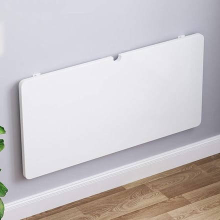 Wandmontage Blad - Kleine Ruimte Tafel - Extra Werkruimte - Opvouwbaar Ontwerp - 50x30cm - Wit