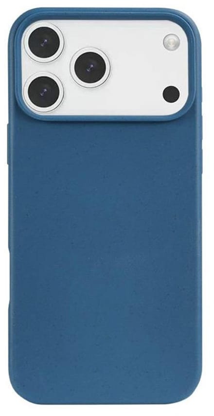 Mobiq - Flexibel Eco Hoesje geschikt voor iPhone 17 Pro Max - blauw