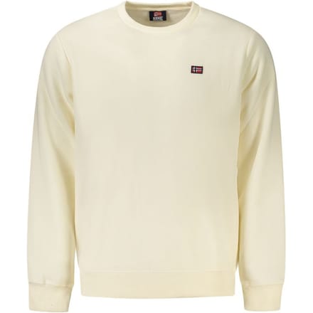 Noorwegen 1963 Witte Katoenen Heren Sweatshirt