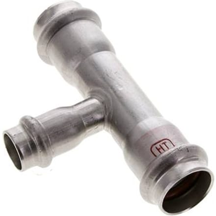 Tee Press Fitting - 15mm & 22mm Persmof - RVS