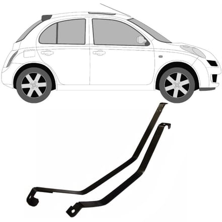 Brandstoftank klemmen voor Nissan Micra K12 2002-2010