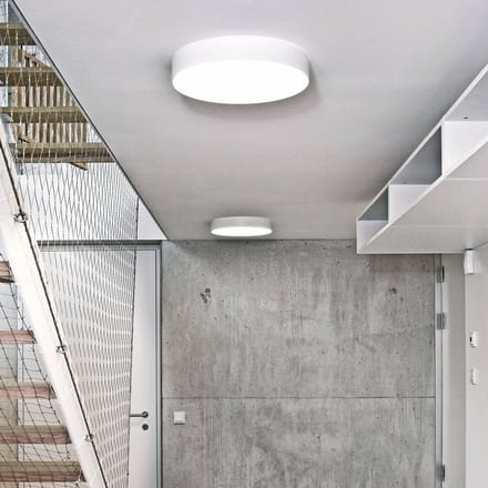 LOOM DESIGN LED plafondlamp Lucia, wit, Ø 60 cm aluminium