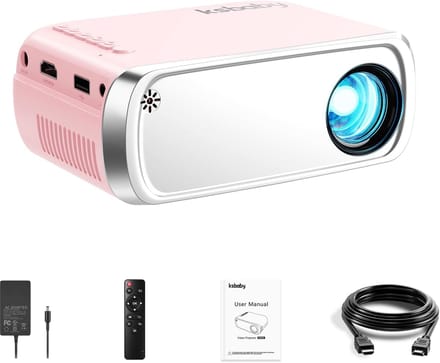 Draagbare Mini Projector voor Buiten - Esthetische LED Videoprojector met HDMI en USB Compatibiliteit