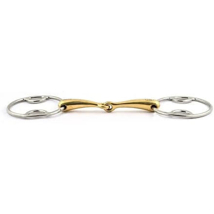 Mors dubbele brisures voor paard drie effecten grote ringen Jump'In