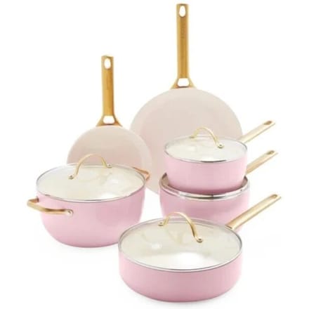 GreenPan Padova Reserve Pannenset 10-delig Blush Pink