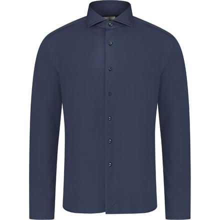 Xacus  Lange Mouw Overhemden Donkerblauw Act520ml/11460