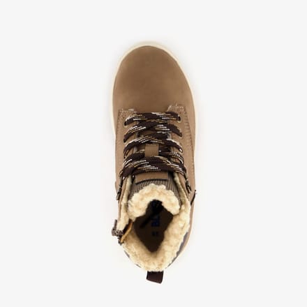 Blue Box hoge jongens sneakers cognac - Maat 34