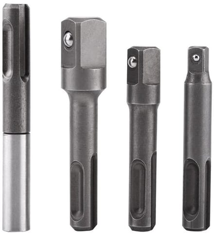 Allecto - 4-delige Sds Plus Hex Schroevendraaier Set - Ideaal voor