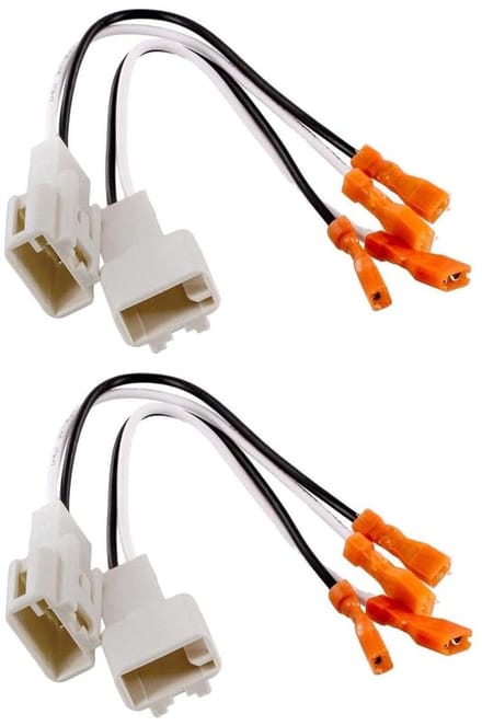 Luidspreker Draad Adapters - Speaker Harnesses - Auto Audio Installatie - Quick-Slide Connectors - 2 Pairs - Niet gespecificeerd
