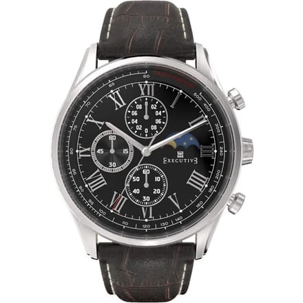 Executive Windsor Chronograph Staal 42mm | EX-1004-01