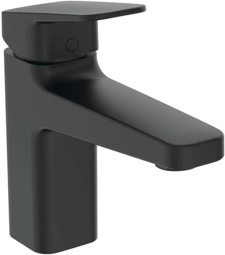 Ideal Standard CeraPlan - Wastafelkraan met waste, zwart BD227XG
