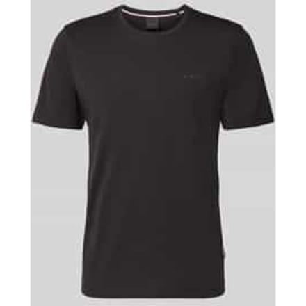 T-shirt met labeldetail