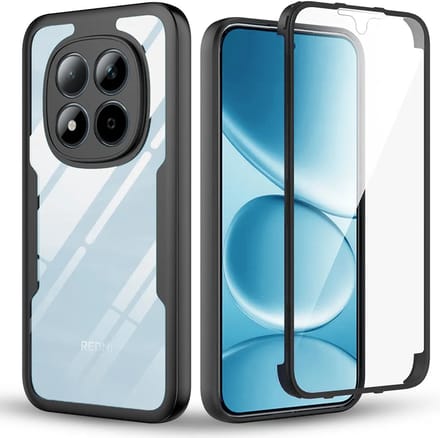 Hoesje geschikt voor Xiaomi Redmi Note 15 Pro 4G - Techsuit ColorVerse 360 Case met Screenprotector - Zwart