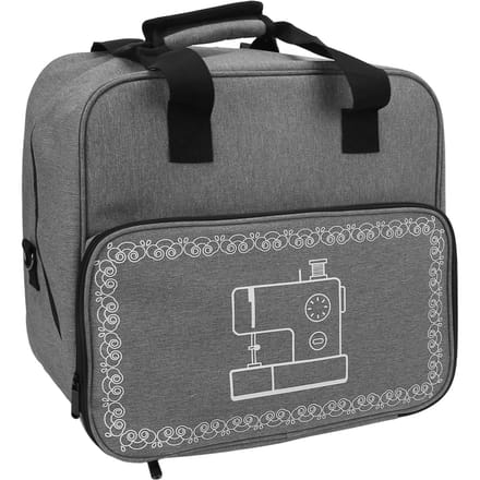 Sac pour Machine à coudre, grande capacité, Durable, pratique, plusieurs poches, conception, transport de Machine à coudre gris