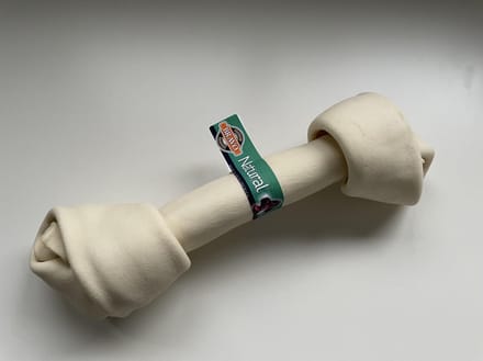 Bravo Rawhide naturel geknoopte bot voor honden 28 cm