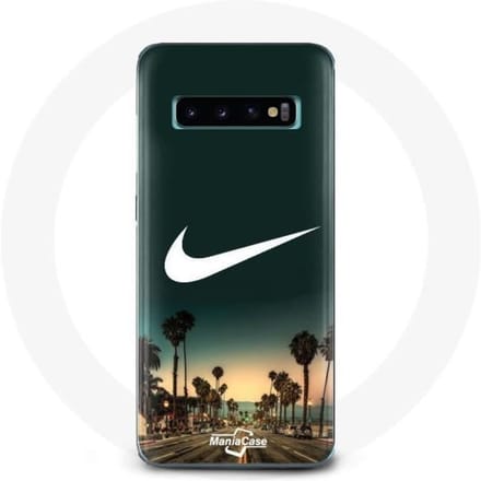 Coque - MANIACASE - Samsung Galaxy S10 - Souple - Protection - Palmier Miami