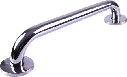 Aidapt RVS rechte handgreep - Gepolijste afwerking 45 cm - Zilver