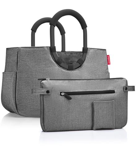 Reisenthel Loopshopper M Shopper Shopper - 12L - Twist Silver Grijs