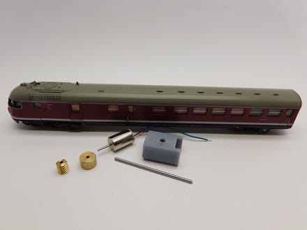micromotor NLM03C motor ombouwset voor Lima / Minitrain VT 08, BR 608