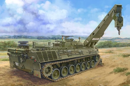 HobbyBoss Modelbouwpakket Militaire voertuigen - 84567 Bergepanzer BPz2 ARV - Buffalo Plastic - 1:35 - Modelbouw
