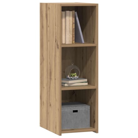 vidaXL - Dressoir - Artisanaal - eiken - 30 - x - 41 - x - 93 - cm - Bewerkt - hout