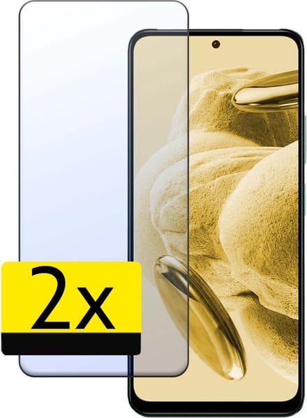 Screenprotector - Geschikt voor Xiaomi Redmi Note 12 5G - 2 Stuks - Extra Sterk - Beschermglas - Gehard Glas - Tempered Glass - Screen Protector