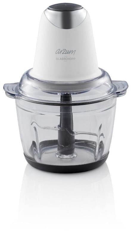 Arzum Glasschopp Hakmolen AR1164-0200 | Wit - Glazen mengkom - 2 liter - 300W