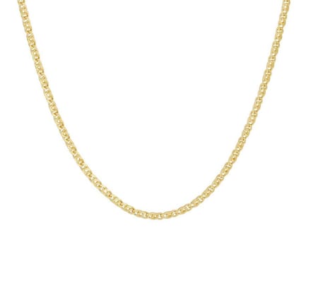 YO&NO - Ketting - Goud - Valkenoog - 1,9 mm - 45 cm - Sieraden vrouw - 4,35gr - 585 Goud