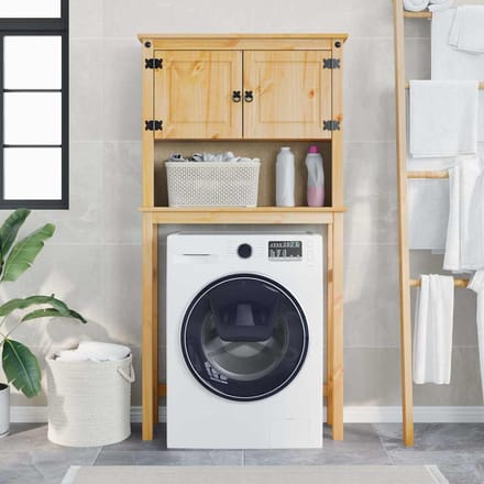Vidaxl Meuble de Salle de Bain pour Machine à Laver Corona, Bois de Pin Massif