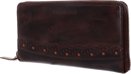 bruno banani Portemonnee Ziloo Zip Around Wallet Brown Bruine