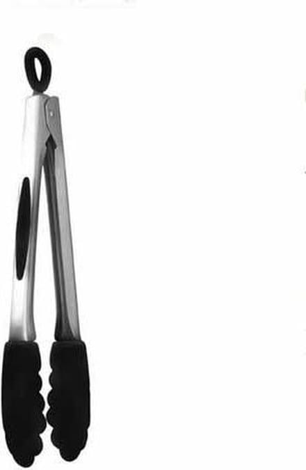Siliconen tang zwart, 26cm - Mastrad