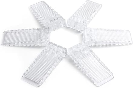 Deurstopper Antislip Rubberen Deurstoppers Stapelbaar - Transparant