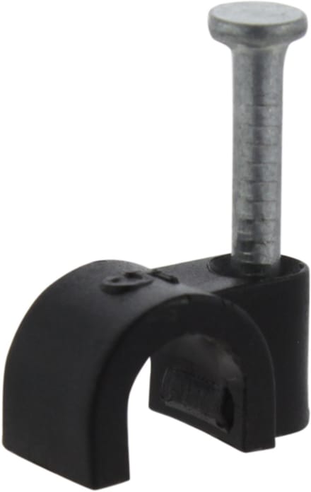 kabelclip rond 5 mm zwart (50 stuks)