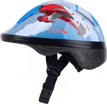 Fietshelm ProX Kinderen - Blauw wit sport kinderhelm - XS 44/48cm