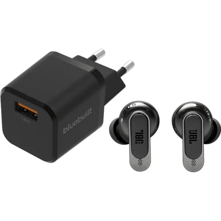 JBL Tour Pro 3 Zwart + BlueBuilt Quick Charge Oplader