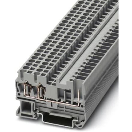 Phoenix Contact 3042117 Doorgangsklem 5.2 mm Spanveer Grijs 50 stuk(s)