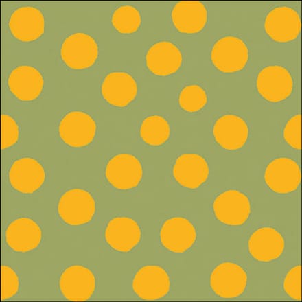 Ambiente Lunch servetten - Polka dots - Yellow/Green